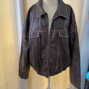 Princess Polly faux leather jacket